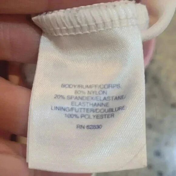 𝅺Lands' End Girl's Multicolor Striped Swim Rashguard Short Sleeves - Picture 8 of 9